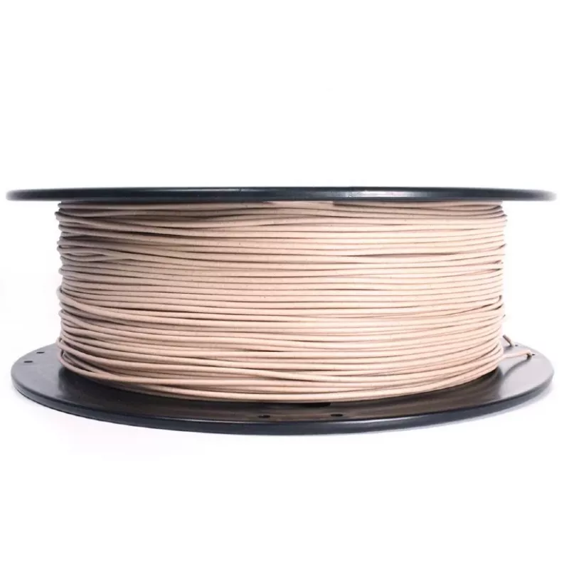 Flashforge Filament, PLA | 3DP-PLA-WD-01-NAT | 1,75 mm skersmens, 1 kg / ritė | Medžio natūralios spalvos