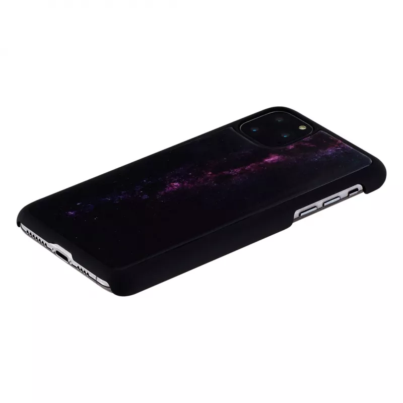 Išmaniojo telefono dėklas iKins, skirtas iPhone 11 Pro Max — pieno kelio juoda