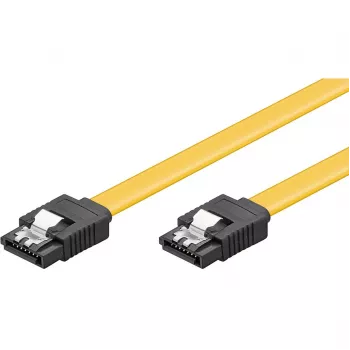 Goobay 95021 S-ATA duomenų kabelis HDD SDD 6 Gbit/s SATA L tipo kištukas į SATA L tipo kištuką ilgis 50cm 50 cm tiesi jungtis