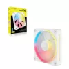 CORSAIR iCUE LINK LX120-R RGB 120 mm ARGB reversinio menčių korpuso ventiliatorius – baltas
