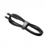 USB-C į USB-C fiksuotas laidas FIXED FIXDLS-CC2-BK — 2 m, 60 W