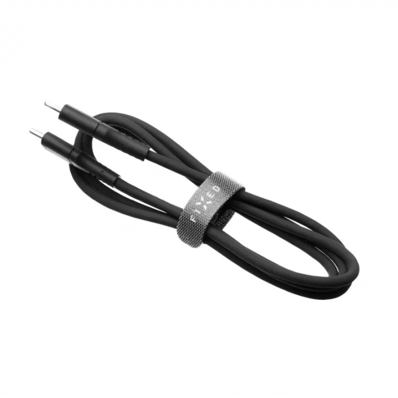 USB-C į USB-C fiksuotas laidas FIXED FIXDLS-CC2-BK — 2 m, 60 W
