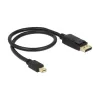 Kabelis Mini Displayport į Displayport DeLOCK 83984 0,5 m juodas