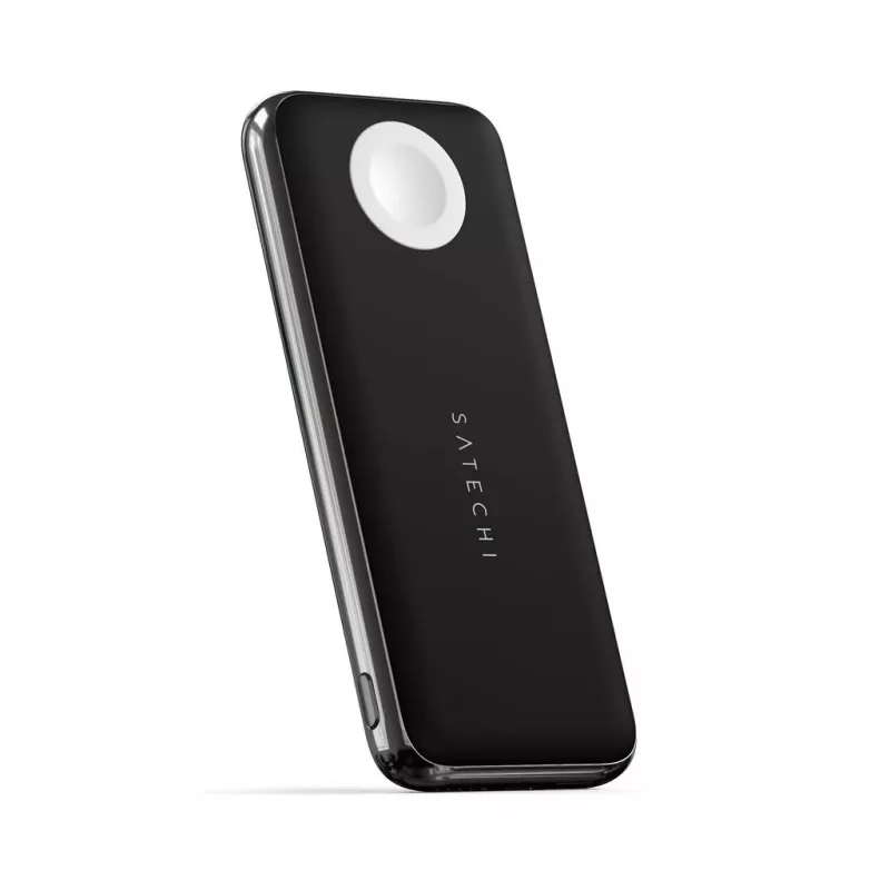 Belkin QUATRO 10000 mAh belaidžio įkrovimo išorinė baterija, juoda, sidabrinė