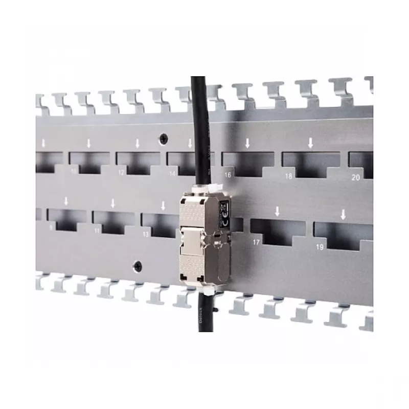 Tinklo kabelio jungtis DeLOCK 88198 LSA į LSA Cat.6A STP 31,6 mm nerūdijantis plienas