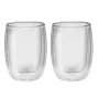 Dvisienis borosilikatinio stiklo indas ZWILLING 39500-076, 200 ml, skaidrus, 2 vnt. rinkinys
