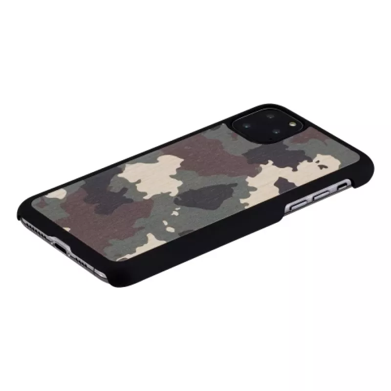 Išmaniojo telefono dėklas man and wood, skirtas „iPhone 11 Pro Max“ — kamufliažinė juoda