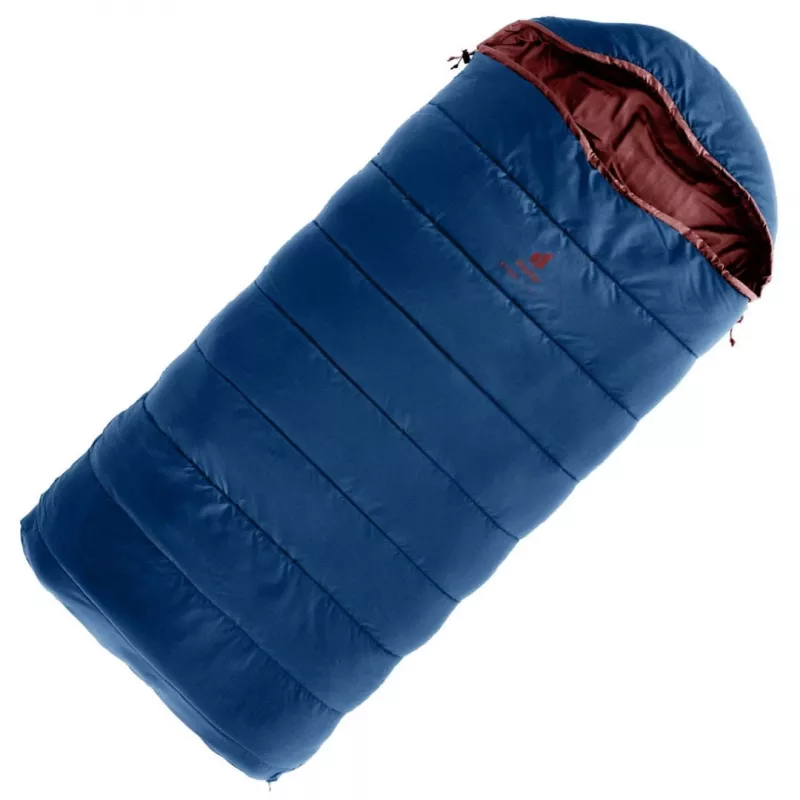 Deuter vaikiškas miegmaišis Starlight SQ (130-170 cm) - nightblue/redwood