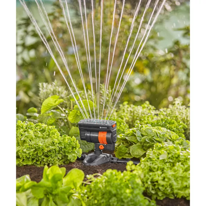Oscillating Water Sprinkler Gardena 13325-20 Juoda 1 pc