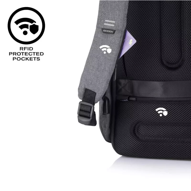 Kuprinė XD-Design Bobby Hero Small Juoda Pilka