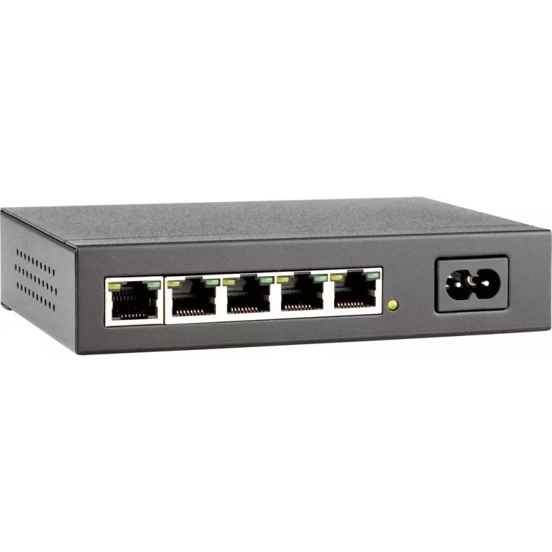 Tinklo komutatorius Renkforce 001377754 — 5 prievadų Gigabit (1 Gbps) nevaldomas