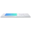 Belaidė klaviatūra CLEVETURA CLVX 1 Touch-On-Keys AI — ANSI US Mac išdėstymas, žirkliniai jungikliai, aliuminio korpusas, interaktyvus RGB