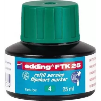 Markerio papildymas Edding FTK 25 Žalias 25 ml suderinamas su Edding 380/383