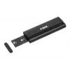 SSD korpusas IBOX HD-07, skirtas 1x M.2 diskui, USB 3.2 Gen 2 (10 Gbit/s), USB-C, juodas