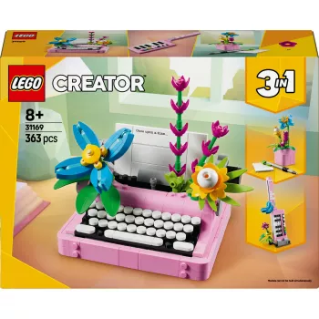 LEGO CREATOR 3in1 31169 Rašymo mašinėlė su gėlėmis