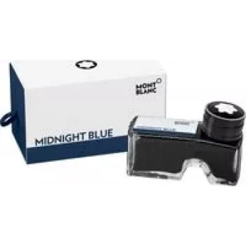 Rašalo buteliukas Montblanc 109204 Midnight Blue, plunksnakočio rašalas, 60 ml