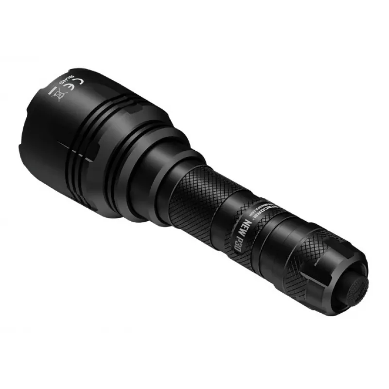 Medžioklinis žibintuvėlis Nitecore NEW P30 — 1000 lm, 5000 mAh, USB įkraunamas, IP68, aliuminis, 155,5 mm, 158,5 g