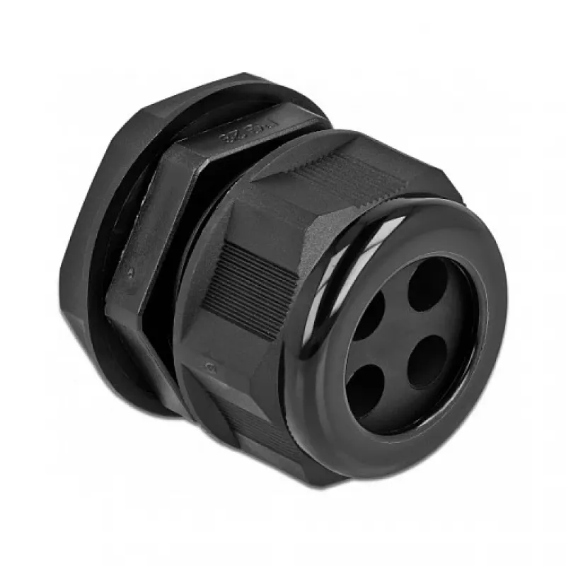 kabelis Gland DeLOCK 60383 Juoda Plastic 2 vnt.
