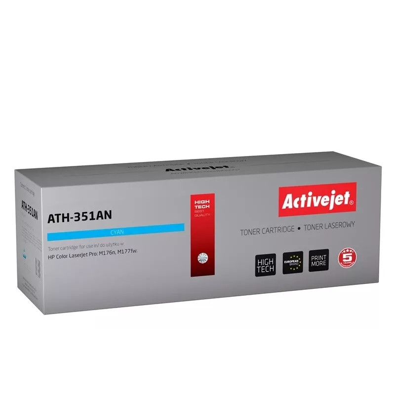 Activejet ATH-351AN toneris (pakaitalas HP 205A CF351A; Supreme; 1100 puslapių; žydra)