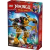 LEGO statybinis rinkinys NINJAGO 71839 Arino Spinjitzu mūšio mecha, 213 dalių, 2 mini figūrėlės, aukštis 160 mm