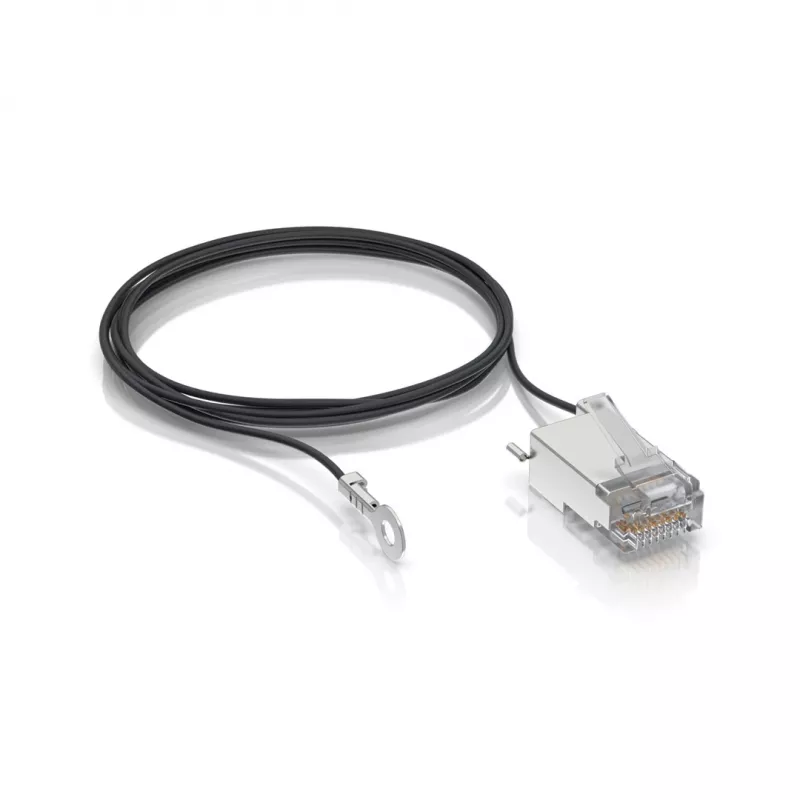 Tinklo kabelis Ubiquiti UISP-CONNECTOR-GND 1 m RJ-45 juodas