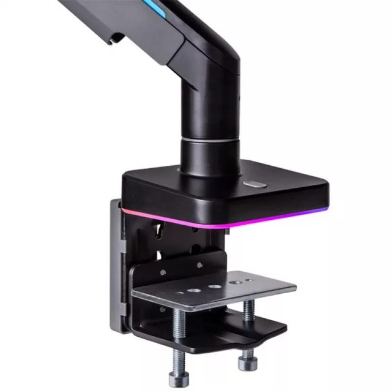 Thermaltake GEA-MSR-SMSBLK-01 monitoriaus laikiklis 124,5 cm 49 coliai Stalas Juoda Pilka