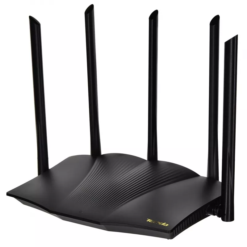Tenda TX12 PRO belaidis maršrutizatorius Fast Ethernet Dual-band (2,4 GHz / 5 GHz) Juodas