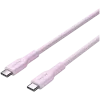 CANYON kabelis OnWire 60CL C-C 60W COLOR Braided 1m Pink