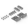 Montavimo komplektas Ubiquiti UACC-Rack-Ear-1U pilkas cinkuotas plienas