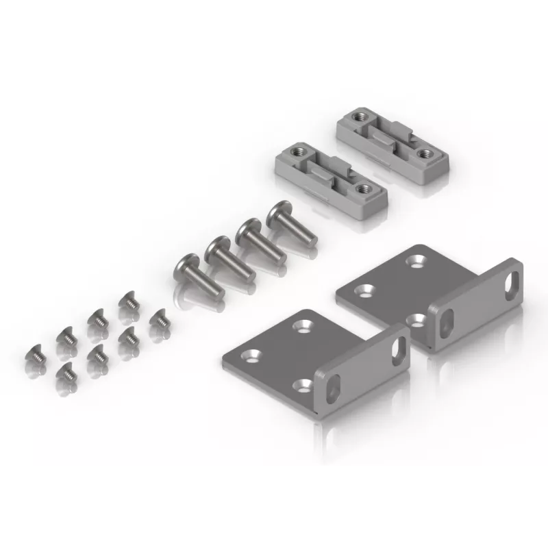 Montavimo komplektas Ubiquiti UACC-Rack-Ear-1U pilkas cinkuotas plienas