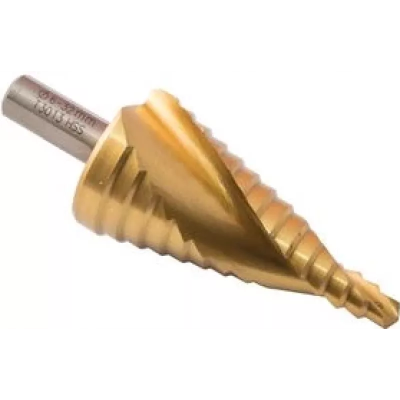 Pakopinis grąžtas c.k tools T3013 HSS TiN 6–32 mm, 3 plokščių kotas