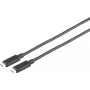 USB kabelis S/CONN 30-41075 USB 3.2 Gen 2 10 m juodas