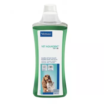 Burnos higienos tirpalas VIRBAC Aquadent burnos priežiūros skystis 500 ml naminiams gyvūnams