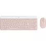 Logitech plonas Wireless Combo MK470 - klaviatūros ir pelės rinkinys - belaidis - 2,4 GHz - QWERTY - rožinė (920-011314)