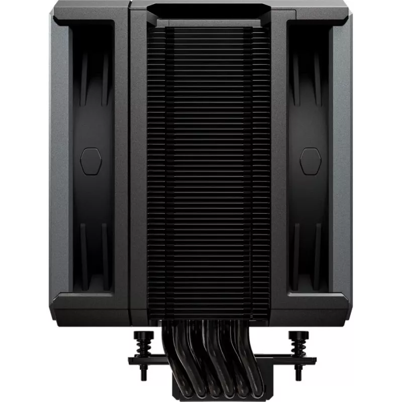 Oro aušintuvas Cooler Master Hyper 612 APEX 120 mm juodas, 4 šilumos vamzdeliai, 2400 RPM, 75,2 CFM, 4 kontaktų