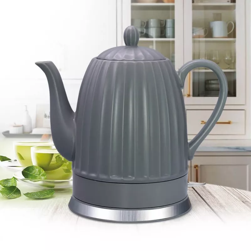 Elektrinis virdulys Maestro MR-077, 1,5 l, 1500 W, keramikinis korpusas, pilkas