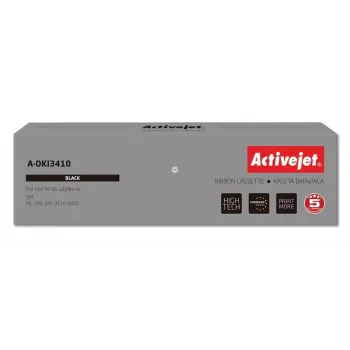 Activejet A-OKI3410 rašalo juostelė (pakaitalas OKI 9002308; Supreme; 10.000.000 juodų simbolių)