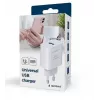 Mobiliojo įrenginio įkroviklis GEMBIRD TA-UC-1A12-01 5V 2.4A 12W USB PD, 1 prievadas, Baltas