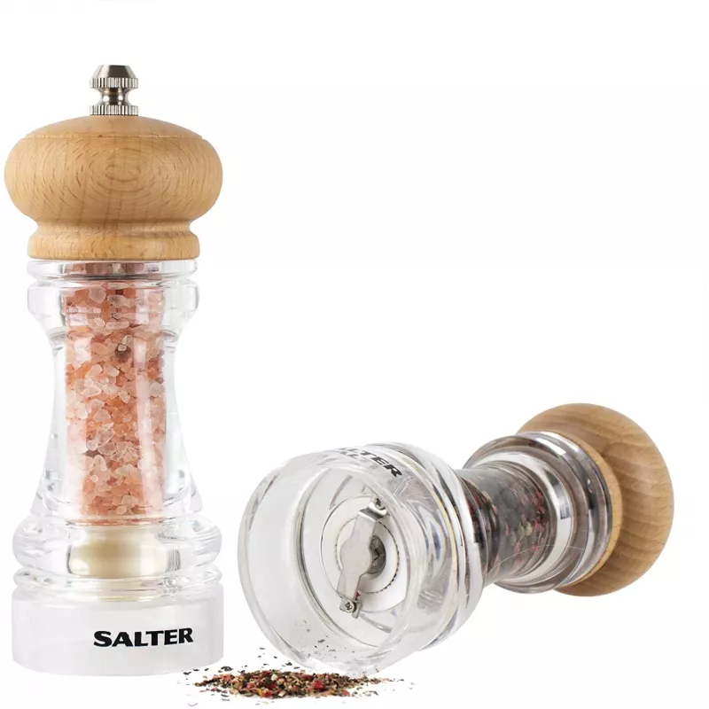 Druskos ir pipirų malūnėlių rinkinys Salter 7607 WDXR