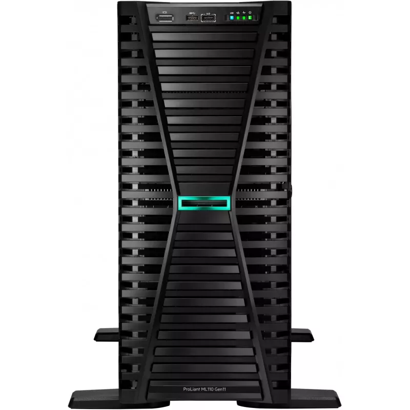 HPE ProLiant ML110 GEN11 4510 12 branduolių 1p 64gb-r MR408i-o 8sff 2x480gb SSD 2x1000w RPS Eu Serveris