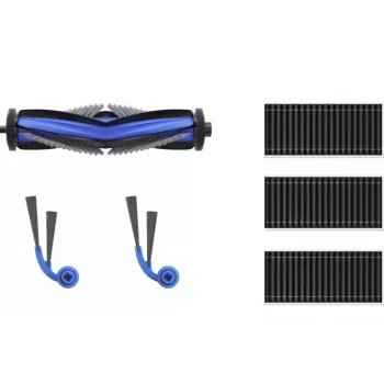 Aptarnavimo rinkinys Ecovacs DKT060214 DEEBOT T80 Family — 1 nesusiraizgantis pagrindinis šepetys, 2 nesusiraizgantys šoniniai šepetėliai, 3 antibakteriniai filtrai