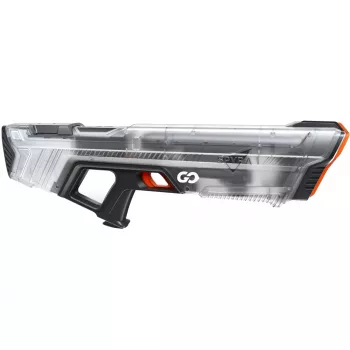 Vandens pistoletas SpyraOne SpyraGO Clear Transparent — kompaktiškas įkraunamas vandens šautuvas SPGO1T
