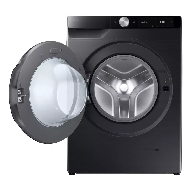 Samsung skalbimo mašina - džiovyklė WD90DG6G94BBU4, skalbimo-džiovinimo kombinuotas prietaisas, 9 kg - 5 kg, 1400 aps./min., energijos klasė E, gylis 56 cm, juoda