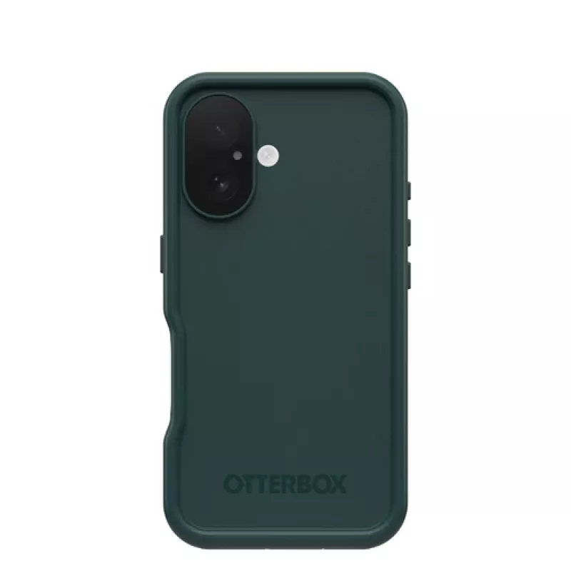 OtterBox FRE – vandeniui atsparus apsauginis dėklas mobiliajam telefonui – suderinamas su MagSafe – polikarbonato sluoksnis, termoplastinis elastomeras (TPE) – šalavijų spalvos