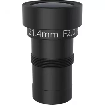 Objektyvo priedas, skirtas AXIS apsaugos kameroms 03141-001 — 21,4 mm židinio nuotolis, 19,9° horizontalus matymo kampas, juodas, pakuotėje 4 vnt.