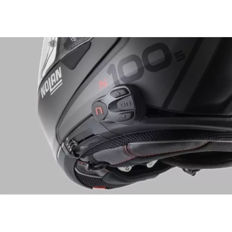 Nolan N-Com B902L R motociklo interkomas, 1 vnt., juodas