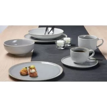 Porcelianinė lėkštutė Ritzenhoff & Breker SKAGEN STONE 160 mm — 6 vnt. rinkinys, tinkama plauti indaplovėje
