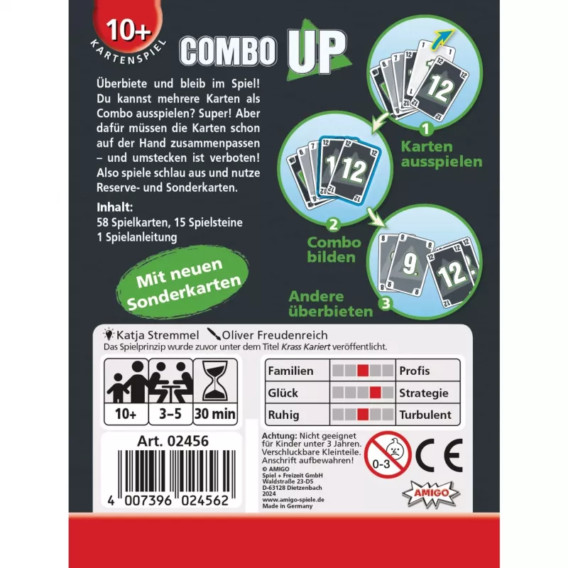 Combo Up, kortų žaidimas