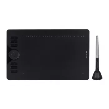 HUION HS610 grafinė planšetė 5080 lpi 254 x 158,8 mm USB juoda