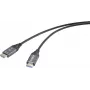 SpeaKa Professional HDMI šviesolaidinis jungiamasis laidas HDMI-A kištukas kištukas 10 m juodas (SP-12842660)